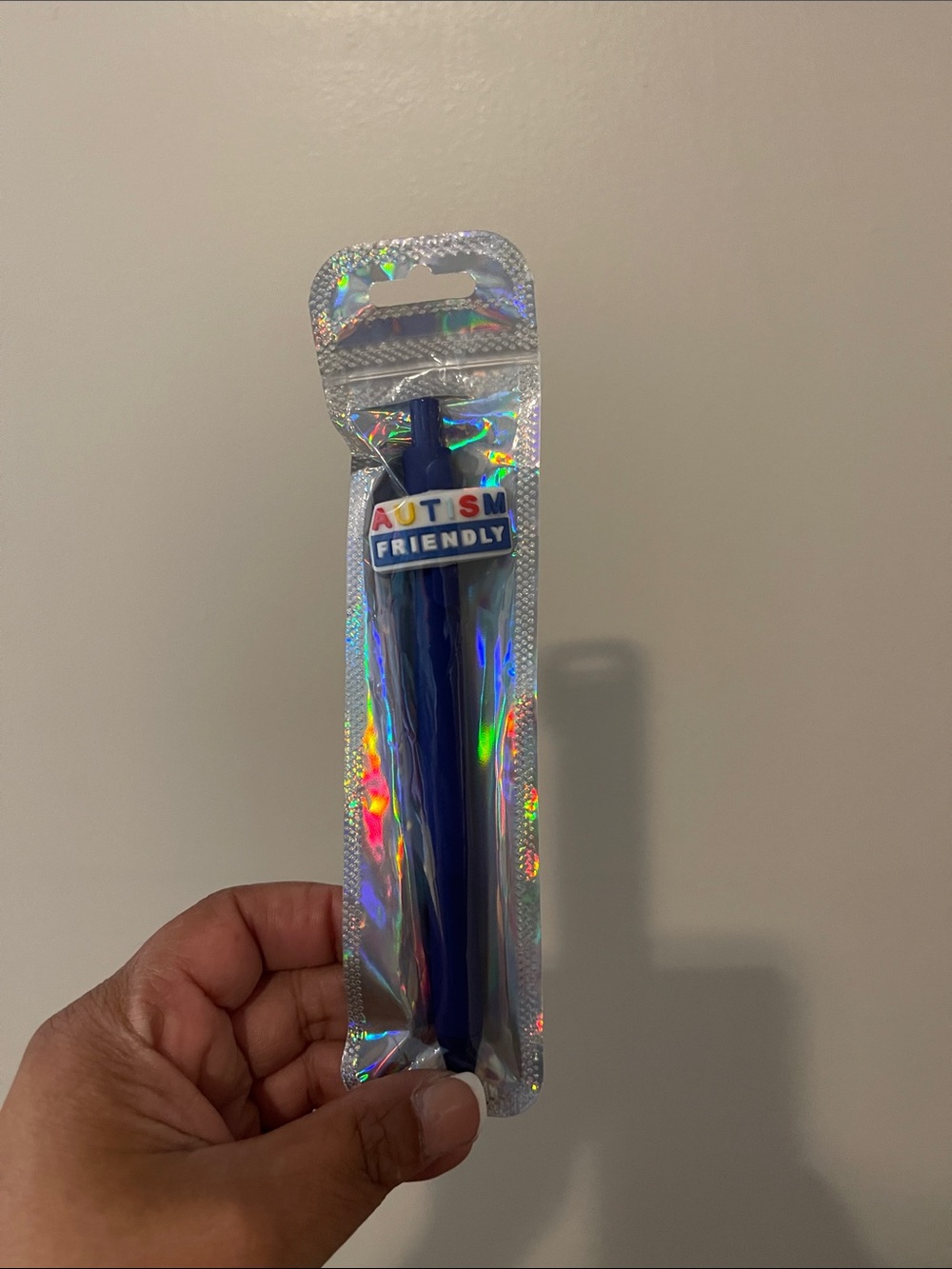 Blue Heart Charm Party Pen - Unbranded
